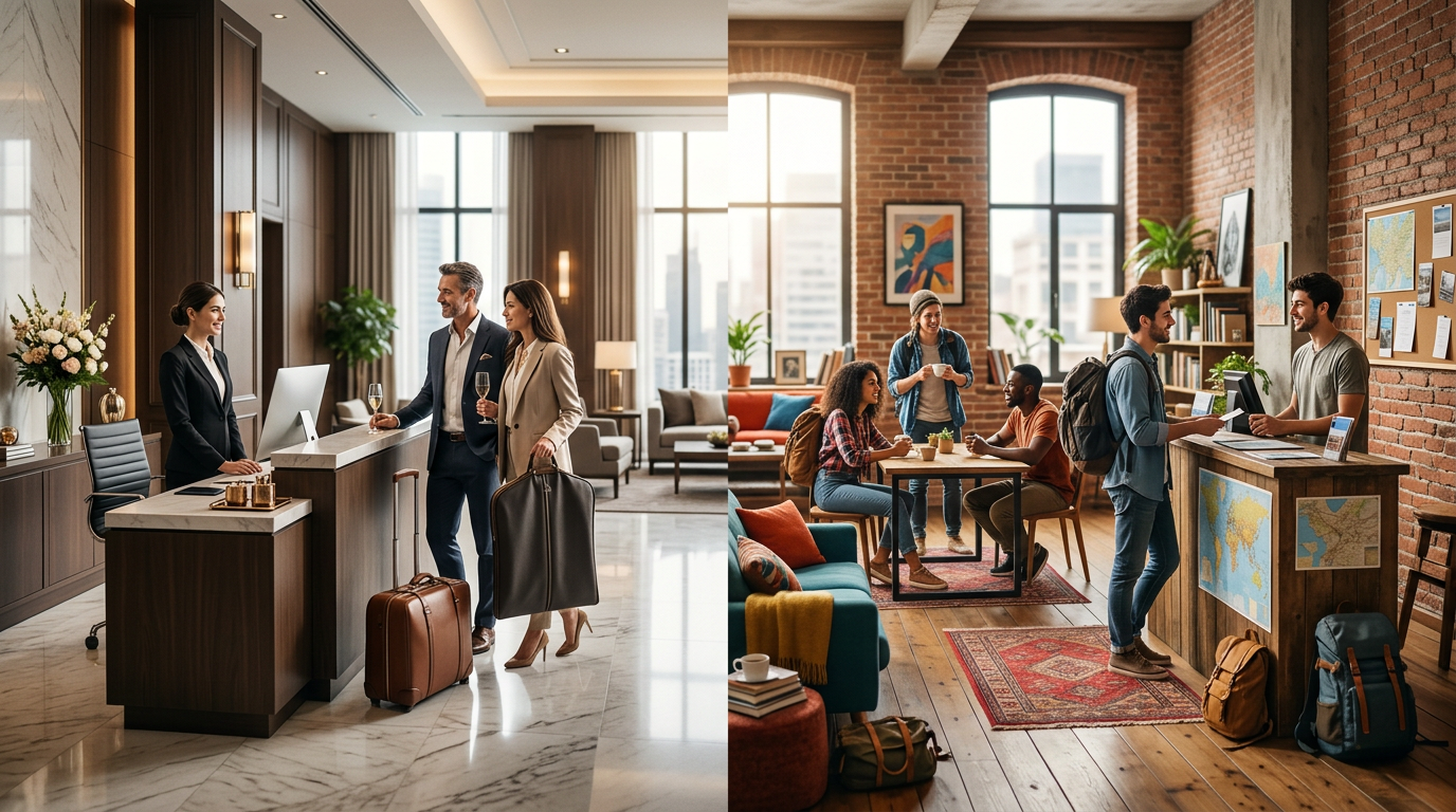 Hotel vs Ostello: Guida Completa su Differenze e Gestione