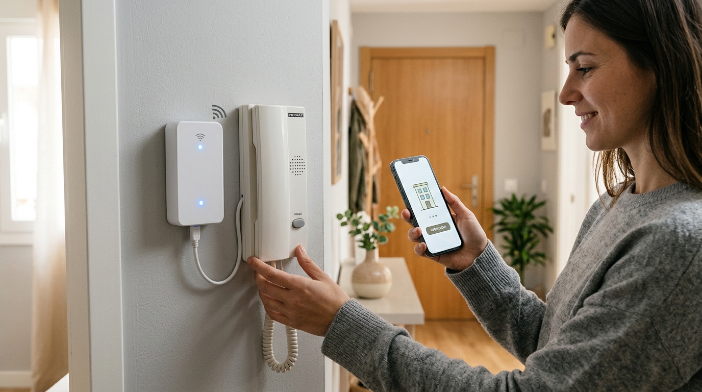 Intercomunicador Wi-Fi: abra a porta do seu prédio pelo telemóvel